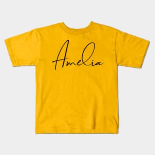 Amelia name Kids T-Shirt